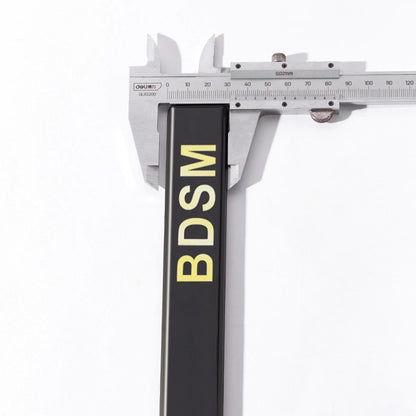 Black Acrylic Letter Ruler Paddle