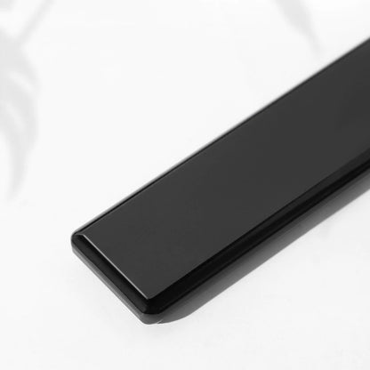Black Acrylic Letter Ruler Paddle