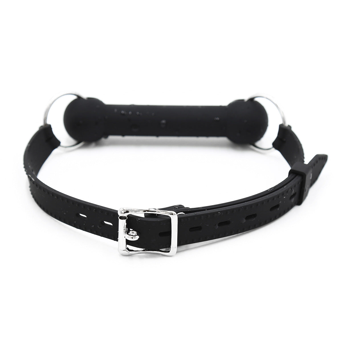 rear view showing adjustable silicone strap system