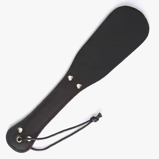 Black Double Layer Round Spanking Paddle