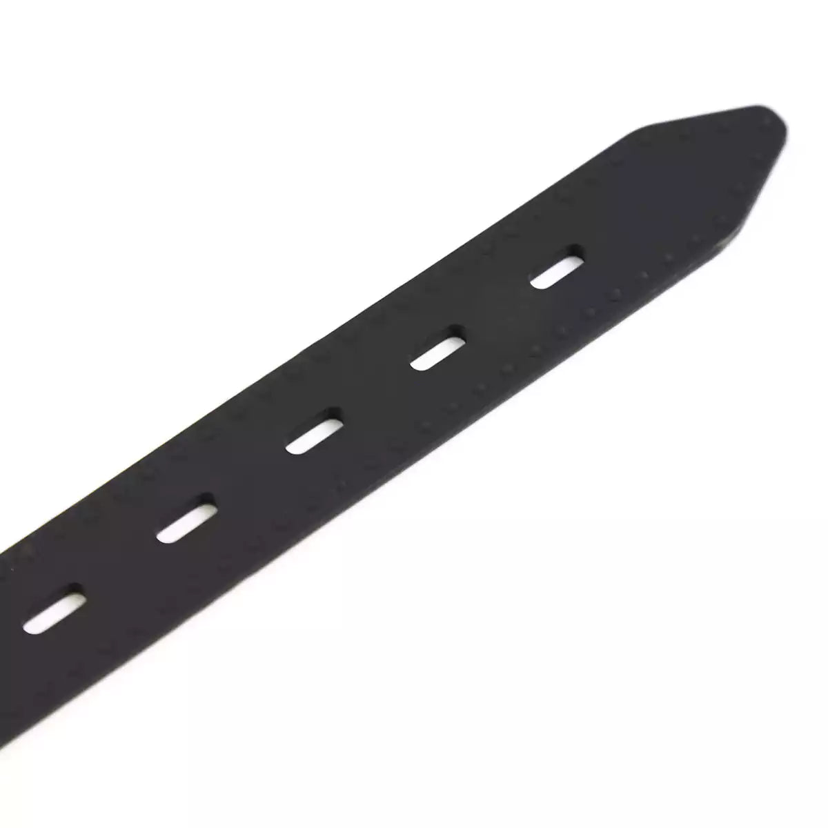 Detailed close-up of the black dual-mode phallic ball gag components