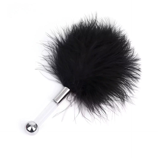 Feather Teaser & Anal Plug Dual-Use Wand