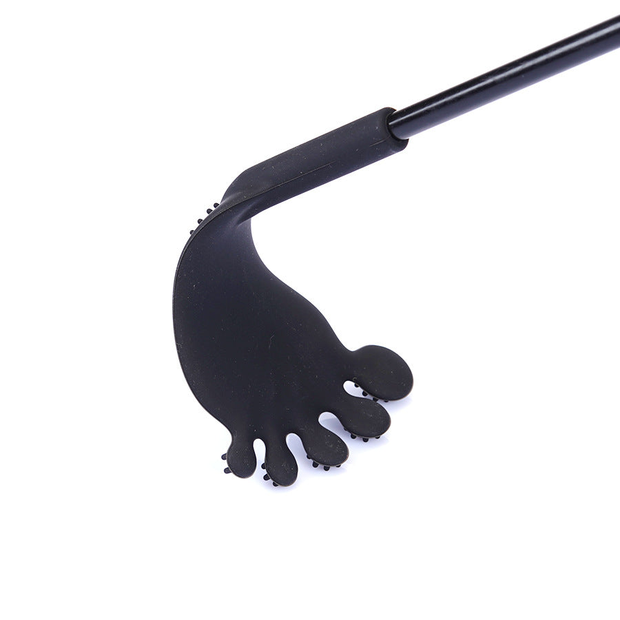 Black Foot-Shaped Silicone Crop
