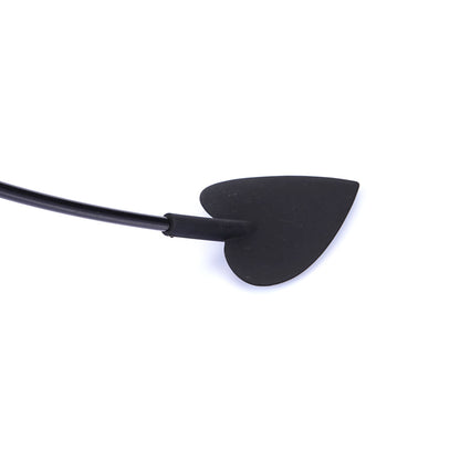Black Heart-Shaped Silicone Crop