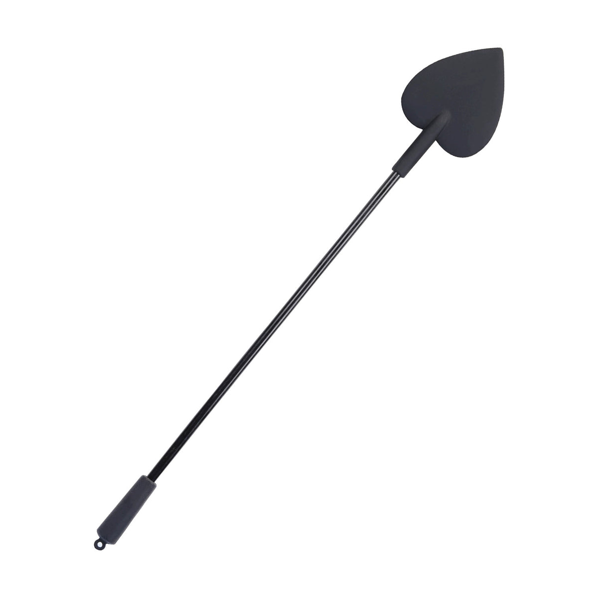 Black Heart-Shaped Silicone Crop