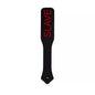 black silicone spanking board SLAVE text
