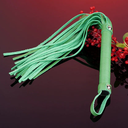 Mini Faux Leather Flogger in Blue or Green