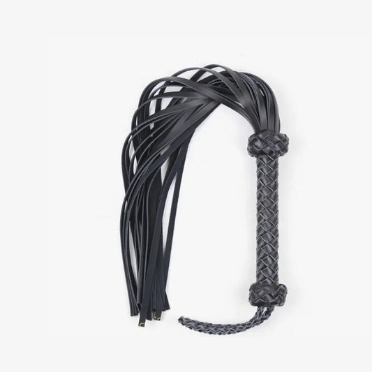 Textured Handle Black Flogger