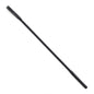 Braided leather riding crop long and short sizes displayed together