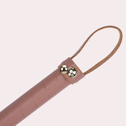 Brown Faux Leather Flogger with Long Tails