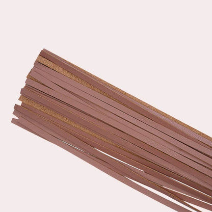 Brown Faux Leather Flogger with Long Tails