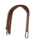 Brown Faux Leather Flogger with Long Tails