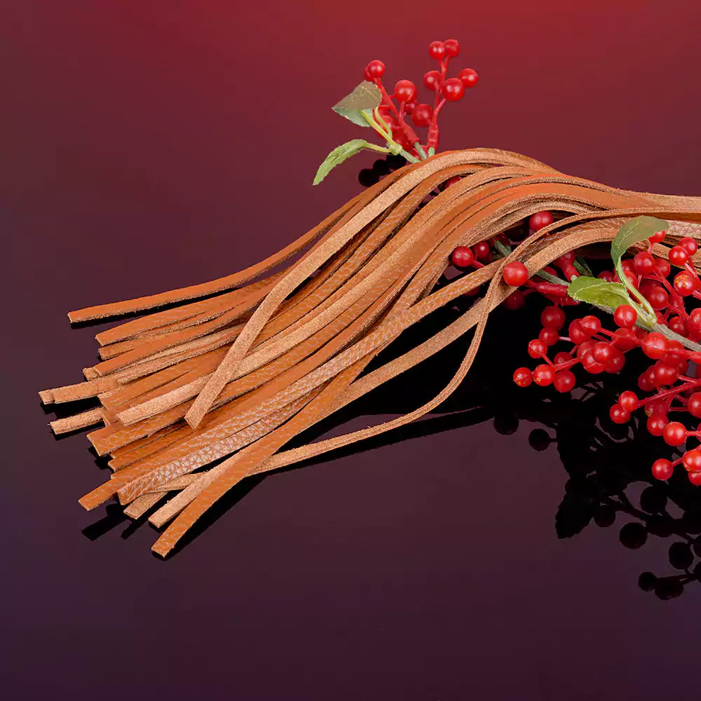 Brown Mini Faux Leather Flogger