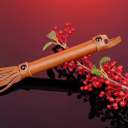 Brown Mini Faux Leather Flogger