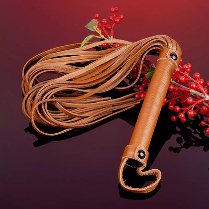 Brown Mini Faux Leather Flogger