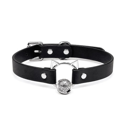 Collar de campana para gato con correa larga