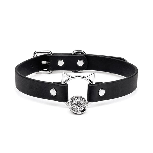 Cat Bell Collar with Long Strap