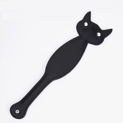 Cat Diamond Spanking Paddle — Cat Silhouette, Crystal Embellished