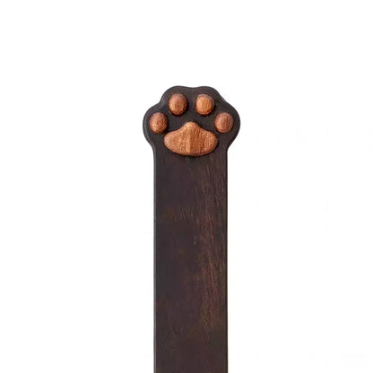Regla de Disciplina de Madera Pata de Gato — Madera de Sándalo y Peral