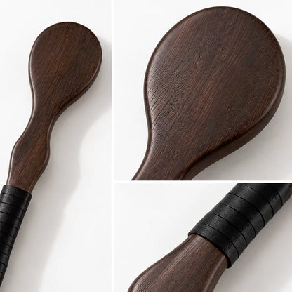 Chicken Wing Wood Solid Oval Spanking Paddle