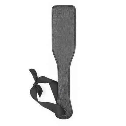 Front view of slim faux leather discipline paddle