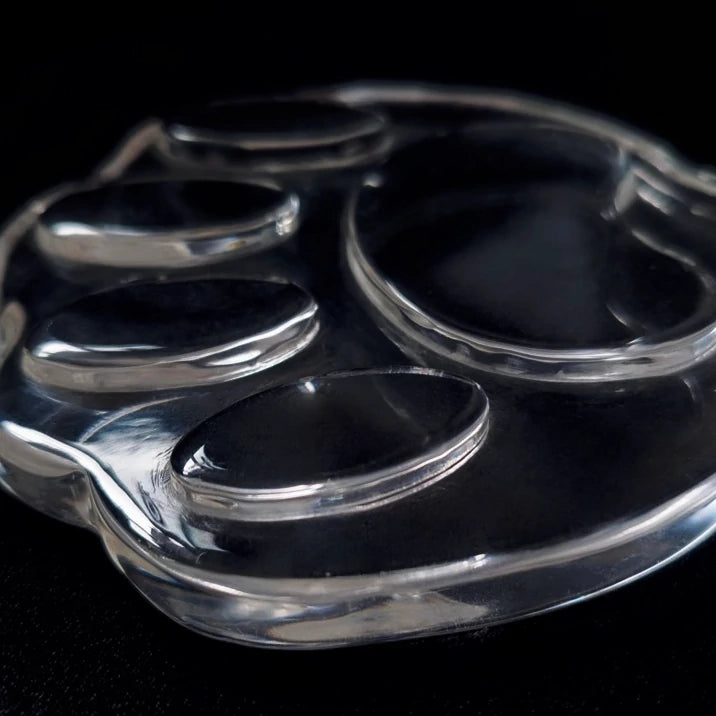 Clear Extra-Thick Acrylic Cat Paw Paddle