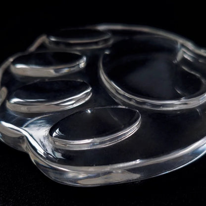 Clear Extra-Thick Acrylic Cat Paw Paddle