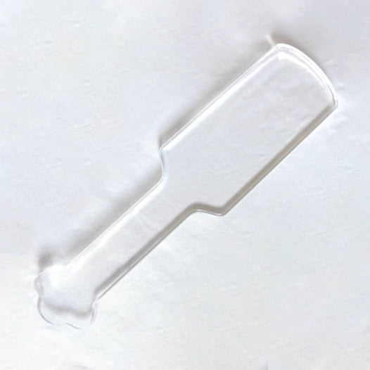 Teardrop Rounded-Head Acrylic Ruler Paddle