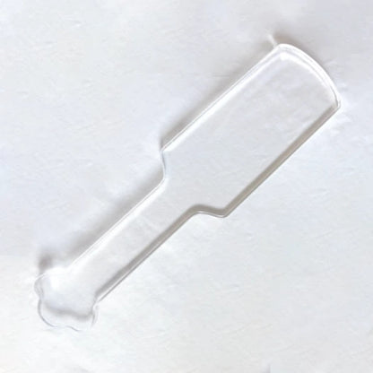 Teardrop Rounded-Head Acrylic Ruler Paddle