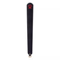 Black silicone cat paw BDSM paddle full view