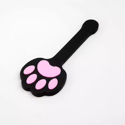Cute Cat Paw Silicone Spanking Paddle