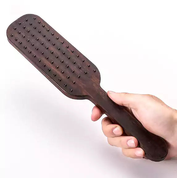 Ebony Dot Texture Spanking Paddle