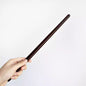 Ebony square discipline rod 50x0.59in full view