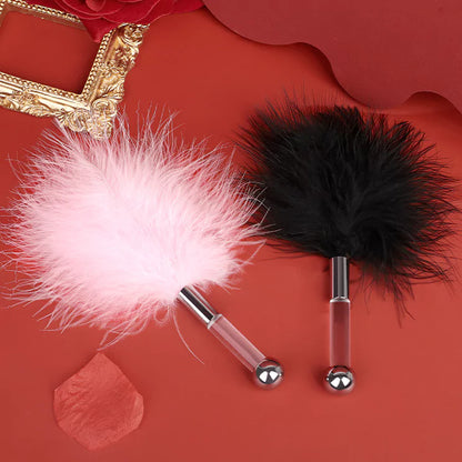 Feather Teaser & Anal Plug Dual-Use Wand