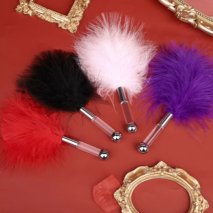 Feather Teaser & Anal Plug Dual-Use Wand