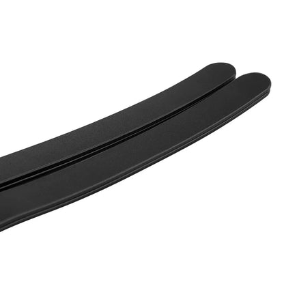 close-up of forked paddle tail detail