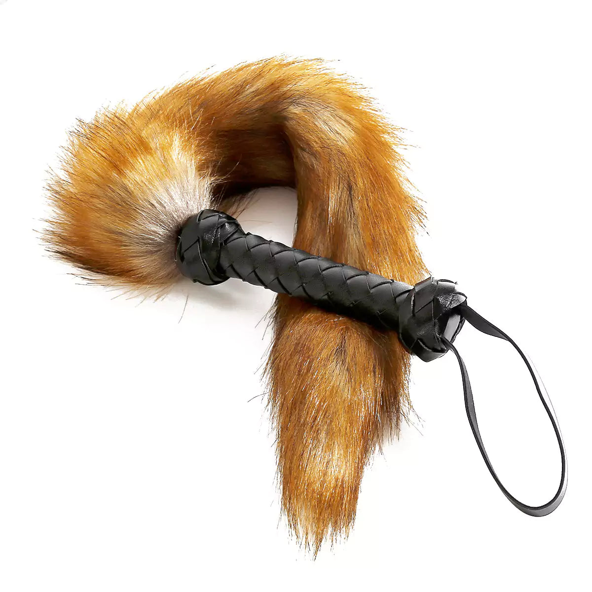 faux fur tail gently brushing across skin to create low-intensity sensory stimulation