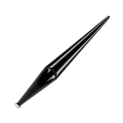 Glossy Black PU Double-Layer Paddle Collection