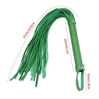Mini Faux Leather Flogger in Blue or Green