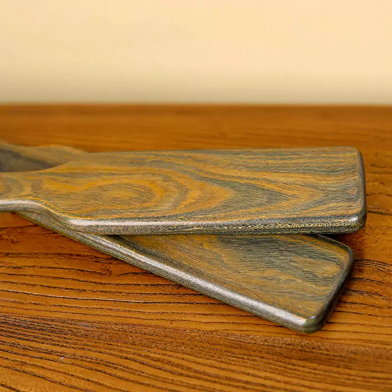 Green Sandalwood Square Wood Paddle