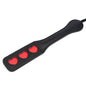 heart cutout beginner BDSM paddle full view