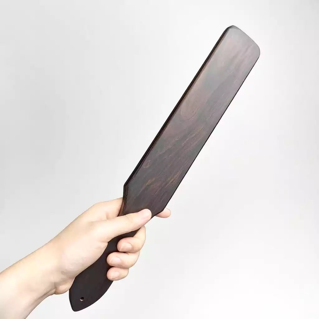 Heavy Ebony Wood Spanking Paddle