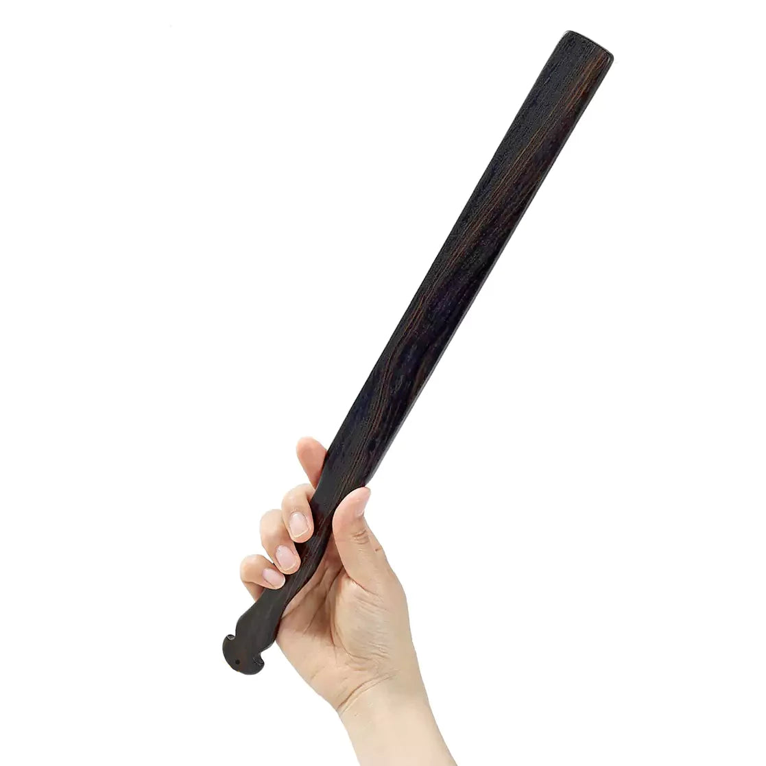 Hook-Head Wooden Discipline Ruler Cane