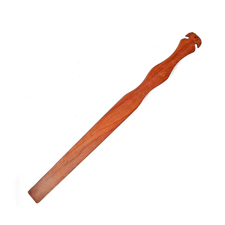 Hook-Head Wooden Discipline Ruler Cane