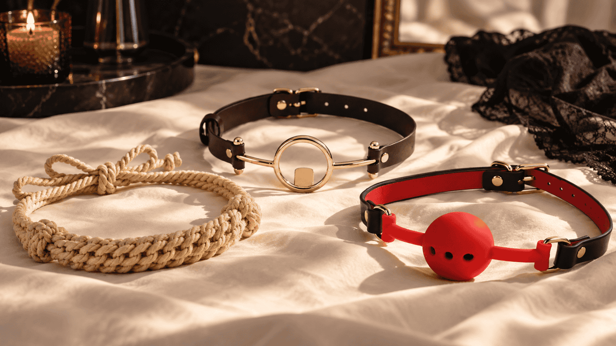 Ball gags with different ball designs, materials, straps and adjustable closures for choosing the right ball gag