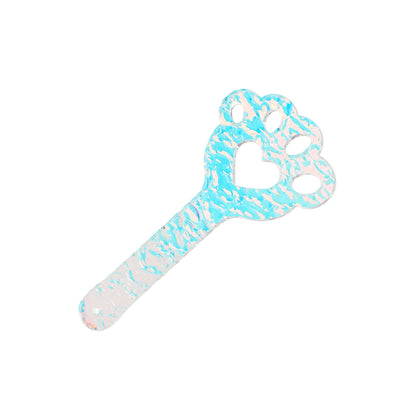 Iridescent & Clear Acrylic Paddle Collection