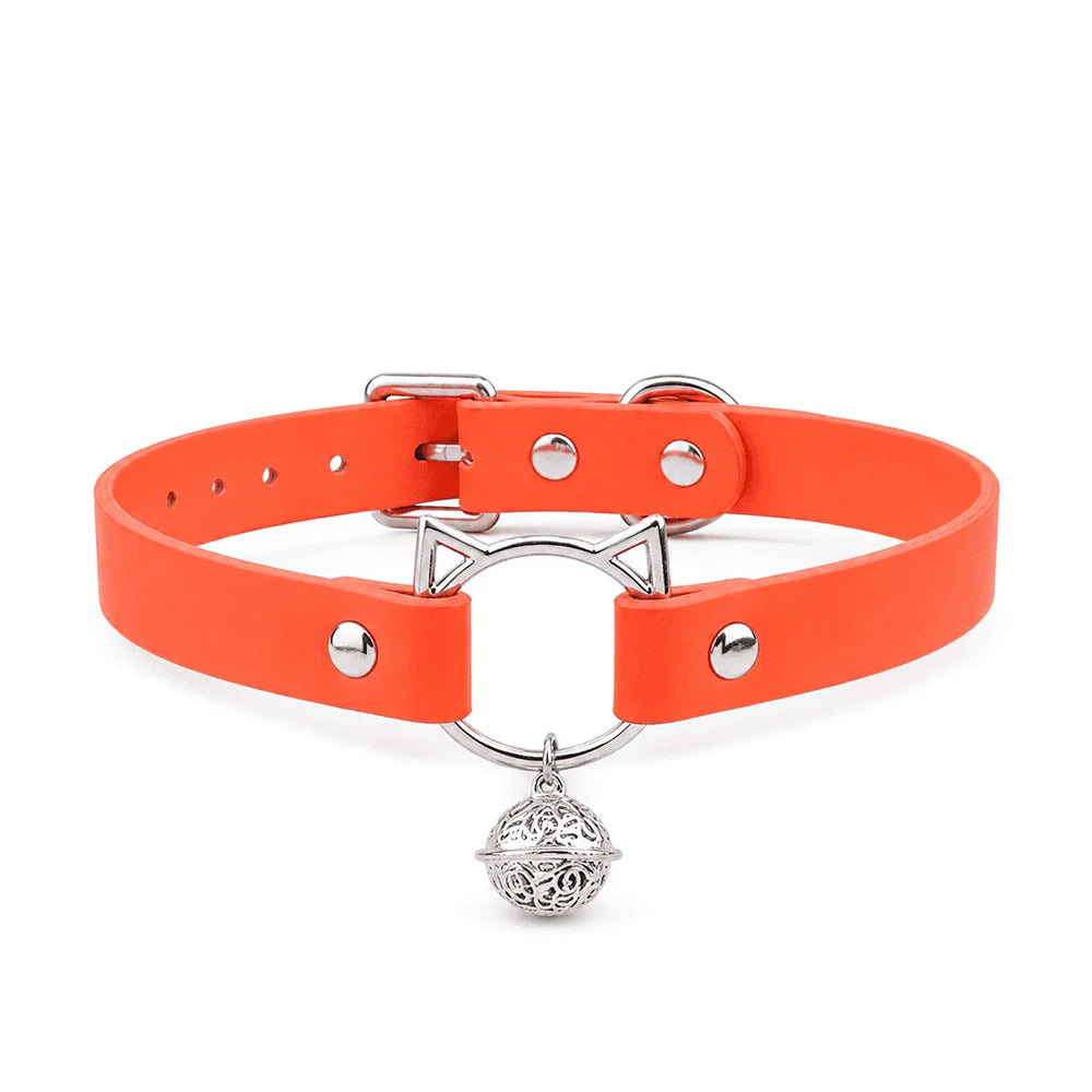 Kitten Bell BDSM Halsband mit Leine – Niedliches Anfänger-Katzenhalsband-Set