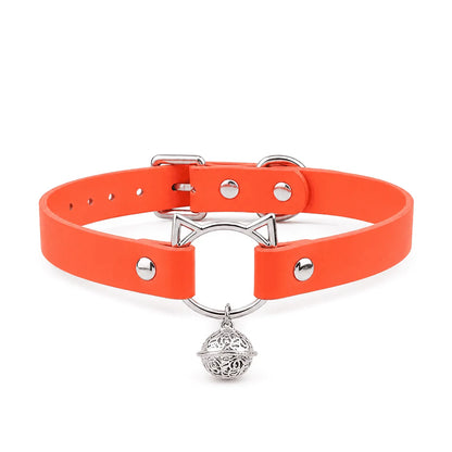 Kitten Bell BDSM Halsband mit Leine – Niedliches Anfänger-Katzenhalsband-Set