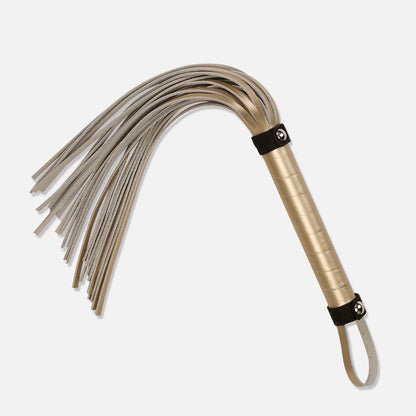 Light Yellow PU Leather Flogger