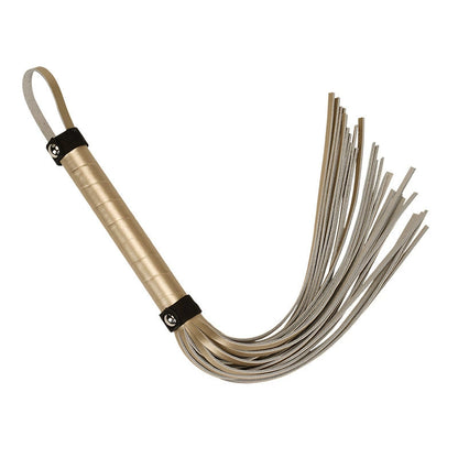 Light Yellow PU Leather Flogger